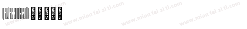 gravtrac condensed b字体转换